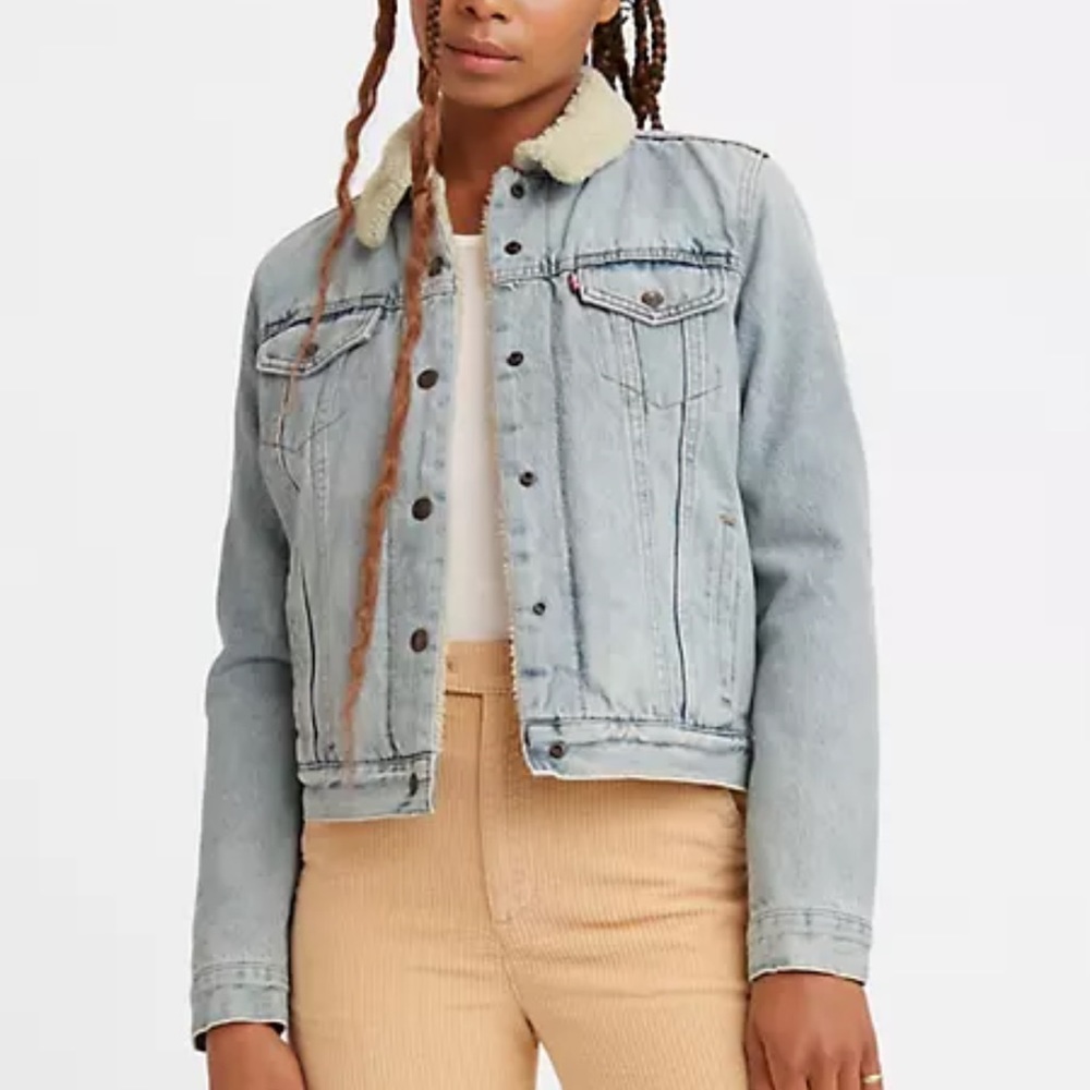 Levi’s | Original Sherpa Trucker Jacket in Strangeways - Medium Wash
